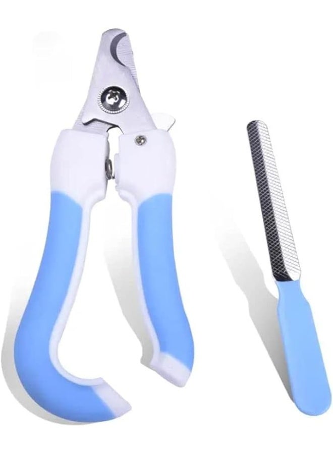 قصّافة أظافر للقطط والكلاب من الستانلس ستيل مع مبرد(بالوان متعدده) - Image 1